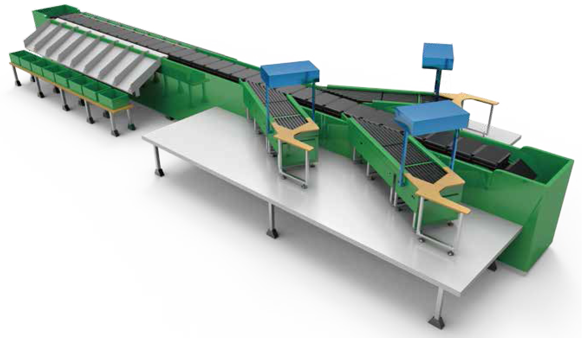 Vertical Cross Belt Sorter